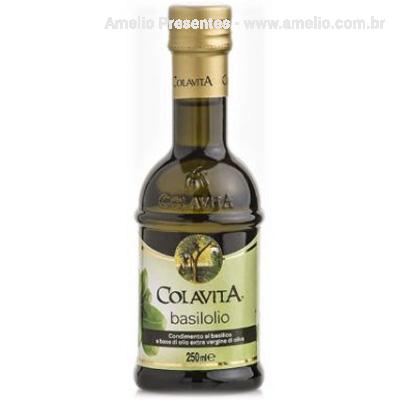 Azeite Colavita Saborizado na caixa de MDF