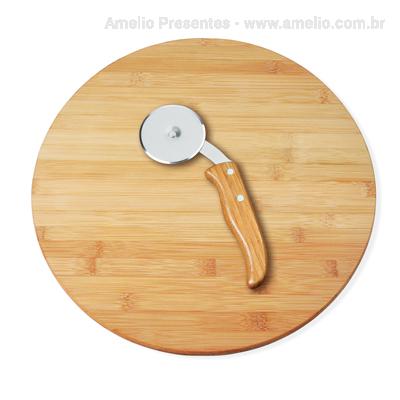 Kit Pizza 2 peças com Tábua 35cm