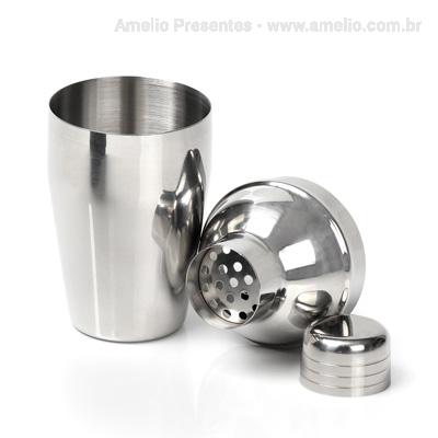 Kit Caipirinha/Bar 8 peças em Bambu Coqueteleira