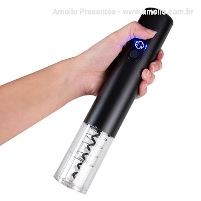Saca-Rolhas Elétrico Led