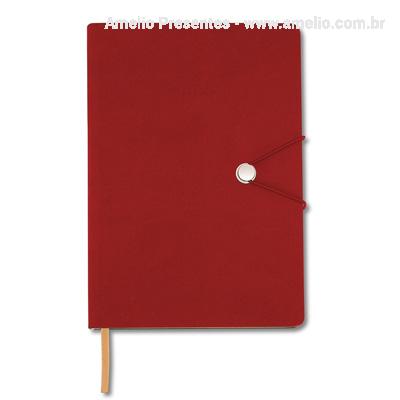 Moleskine com fecho - 21x14cm