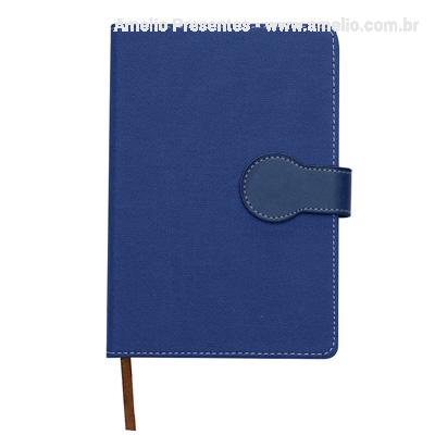 Moleskine com ímã - 21x14cm