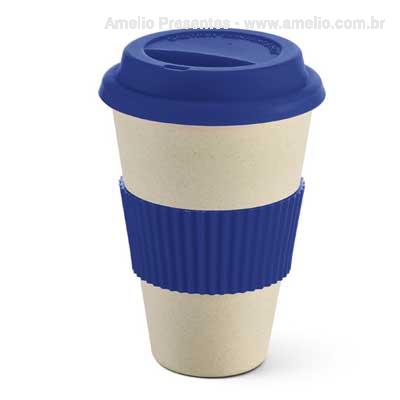 Copo para viagem Bambu e Silicone