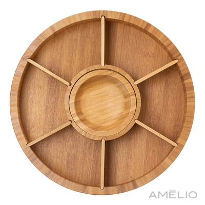 Petisqueira Giratória em Bambu - 7 Div