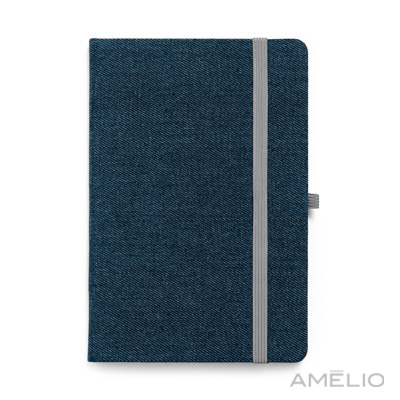 Caderno capa dura Jeans