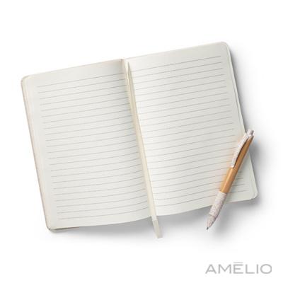 Caderno capa dura Linho