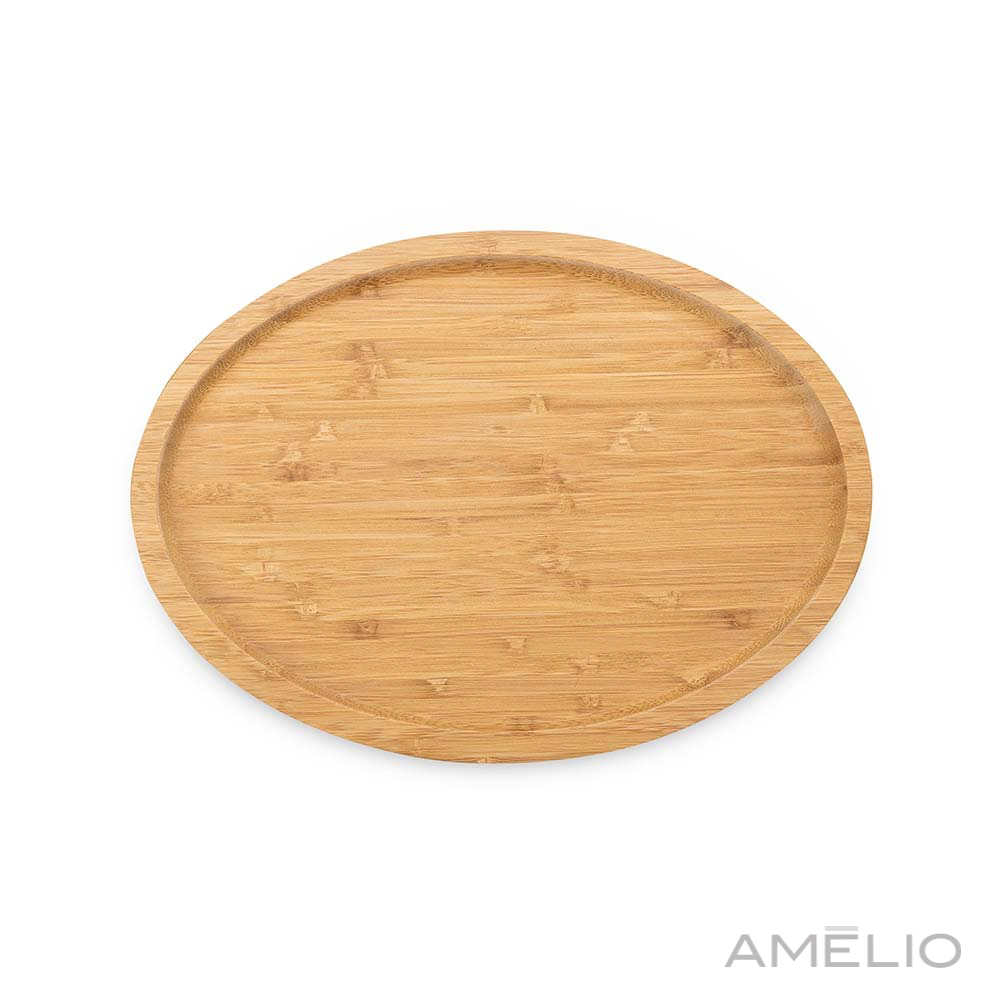 Petisqueira de Bambu Oval 28,5cm