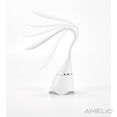 Luminária de mesa com caixa de som