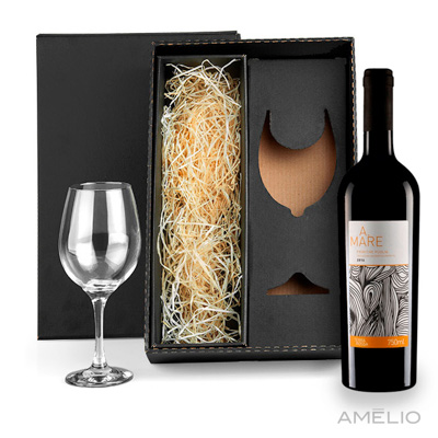 Kit vinho com 1 taça