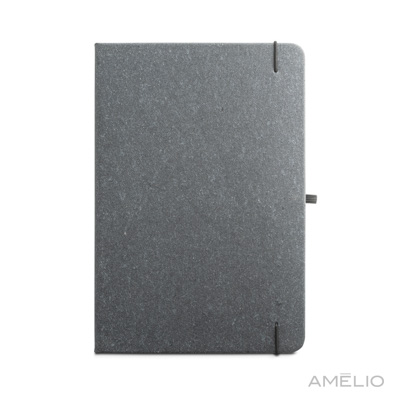 Caderno A5 em couro reciclado