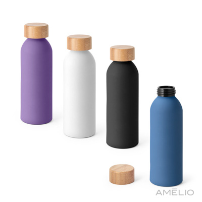 Squeeze em alumínio tampa bambu