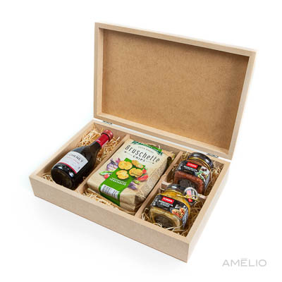 Kit Mini Vinho  Bruschetta e Bruschette Chips