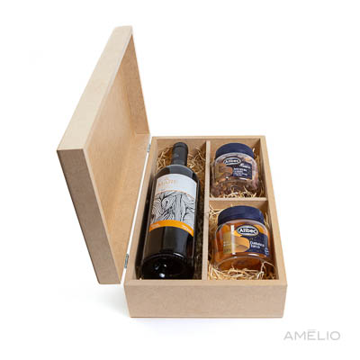 Kit vinho com aperitivos