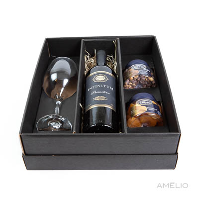 Kit Vinho com aperitivo