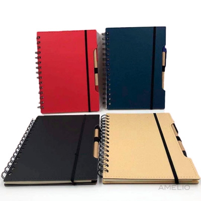 Bloco De Anotações Com Caneta