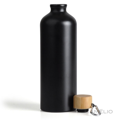 Garrafa De Aluminio Preta - 1 Litro