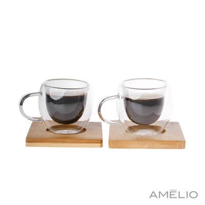 Conjunto de 2 xícaras de café 90ml 