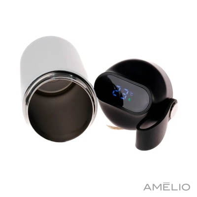 Garrafa Térmica 600ml com termômetro 