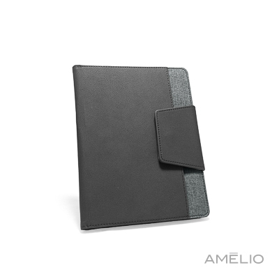 Caderno em couro sintético