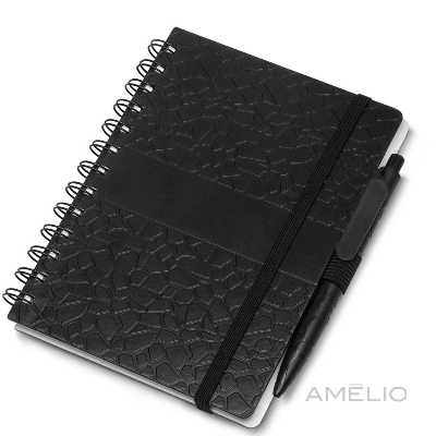 Kit Escritório - Caderno com textura