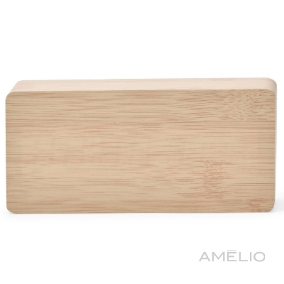 Relógio Despertador de madeira