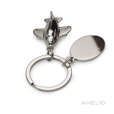 Chaveiro Metal Avião