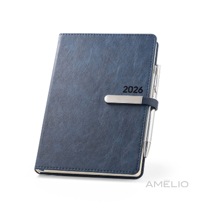 Agenda com fecho magnético