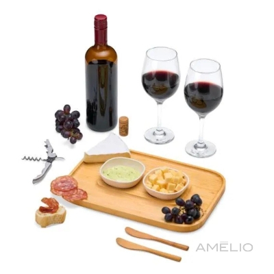 Kit petisco e vinho - 8 pçs