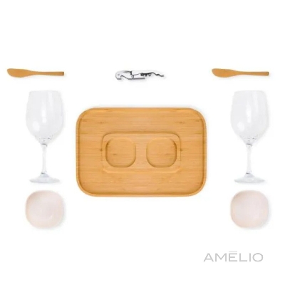 Kit petisco e vinho - 8 pçs