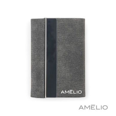 Conjunto com porta-cartões e chaveiro