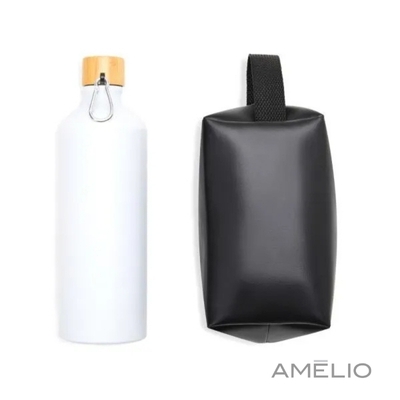 Kit garrafa e Necessaire - 2 Pçs