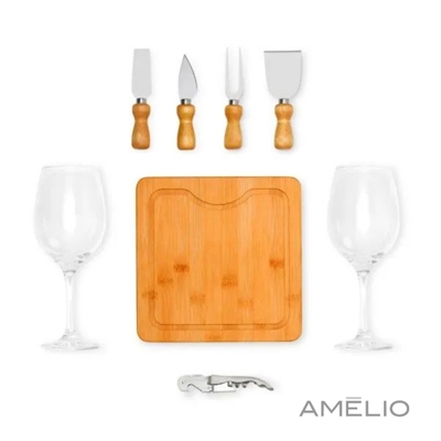 Kit Para Queijo E Vinho - 8 Pçs