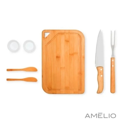 Kit para churrasco - 7 pçs