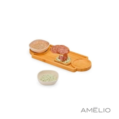 Conjunto para petisco - 3 pçs