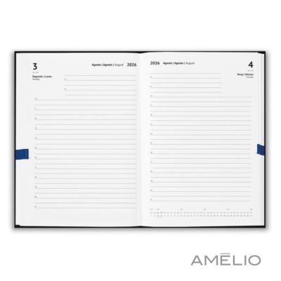 Agenda em cortiça e linho