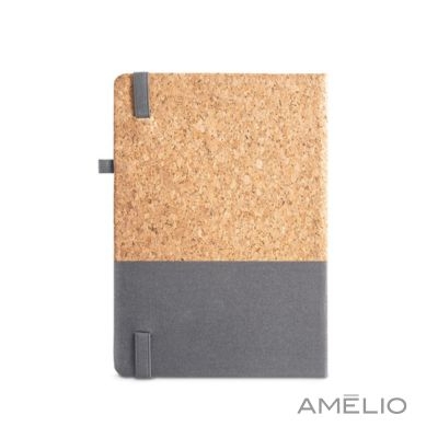 Agenda em cortiça e linho