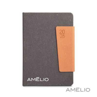 Agenda B5 em pele reciclada