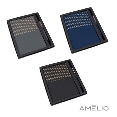 Kit Escritório Capa em PU com caneta